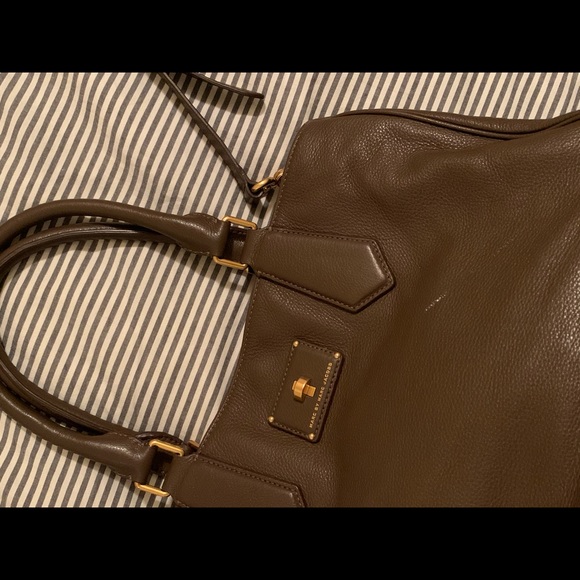 Marc By Marc Jacobs Brown Pebbled Leather Tote - Picture 6 of 8